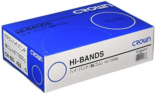 Crown High Band (Rubber Bands) Boxed 500g CR-BD420-5