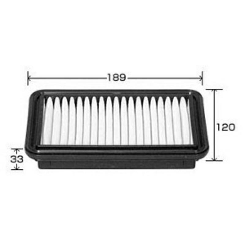 PIAA Air Filter (1-Pack) [For Daihatsu/Toyota Vehicles] Cast Wake, Tanto, and Others PD72