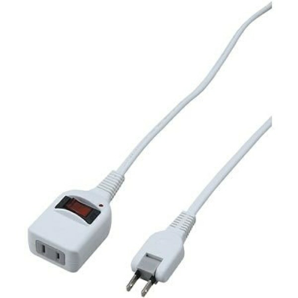 YAZAWA Noise Filter Tap with Centralized Switch, 1 Outlet, 1m, White Y02BKNS111WH YAZAWA