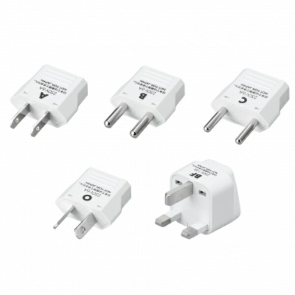 YAZAWA International Power Plug Set A/B/C/O/BF Types KPS5 YAZAWA