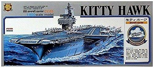 Micro Ace 1/800 Battleship & Aircraft Carrier Series No.6 U.S. Navy Aircraft Carrier Kitty Hawk Plastic Model Kit