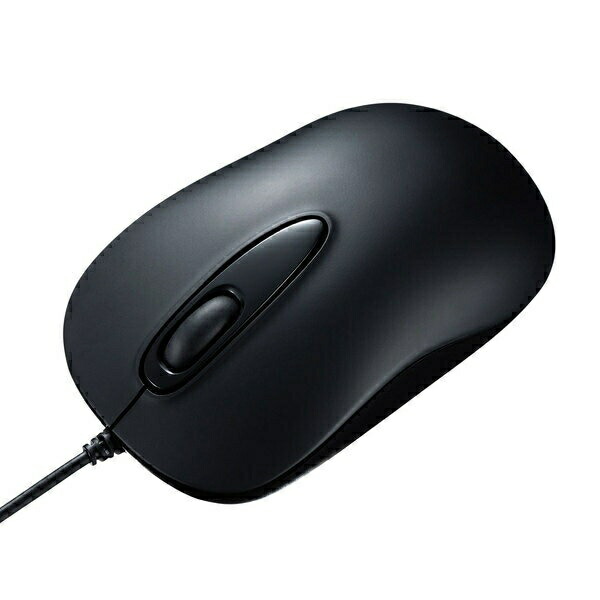 Sanwa Supply Wired Laser Mouse 3-Button Medium Black MA-LS176BK