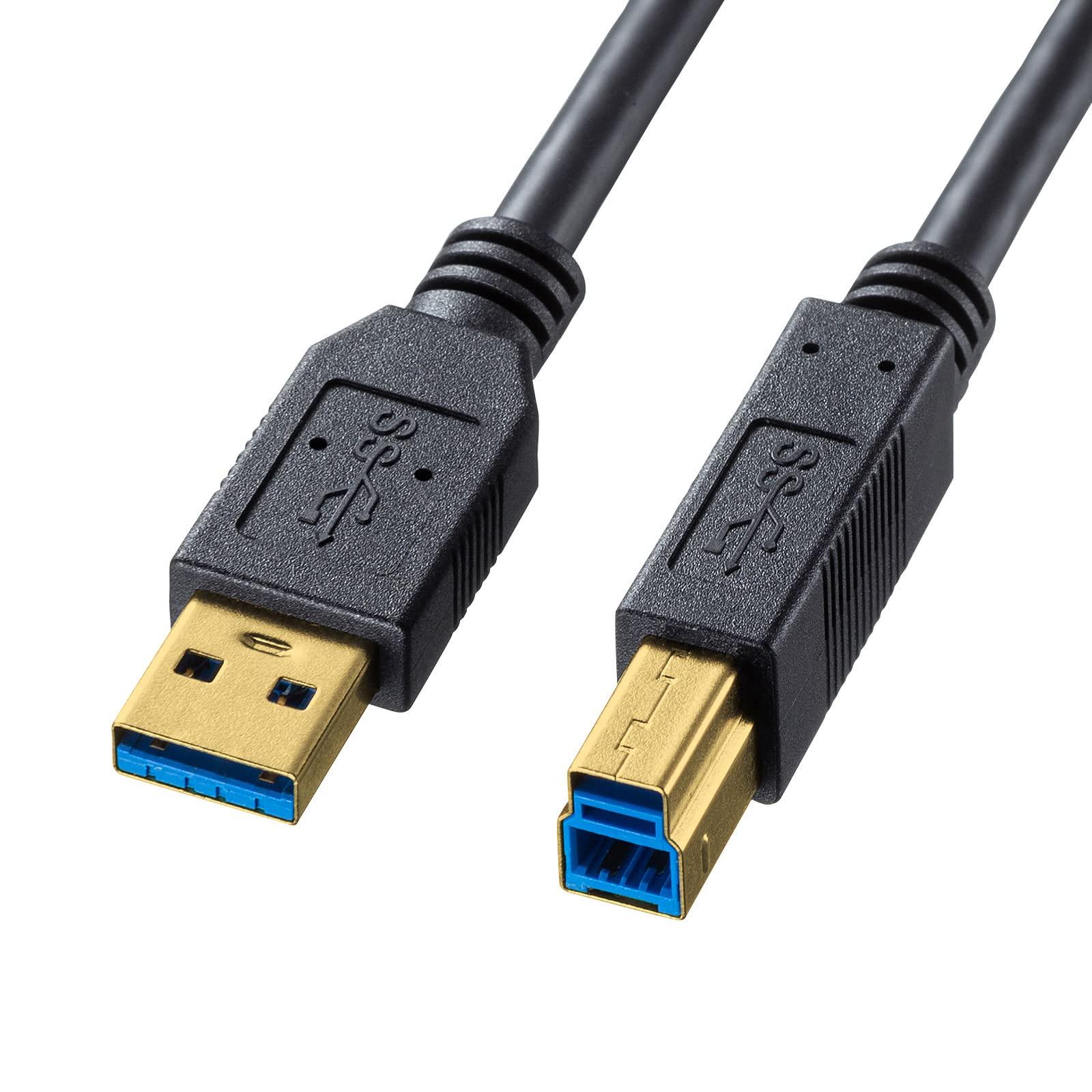 Sanwa Supply USB 3.0 Cable (Black, 1m) KU30-10BKK