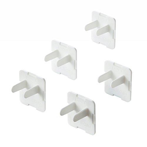 Sanwa Supply Outlet Safety Caps for 3-Prong Plugs, 100-Pack TAP-CAP3P100