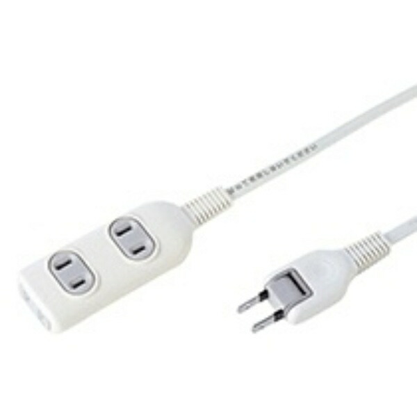 Sanwa Supply Power Strip 3 Outlets, 2P (1m) TAP-3W1N