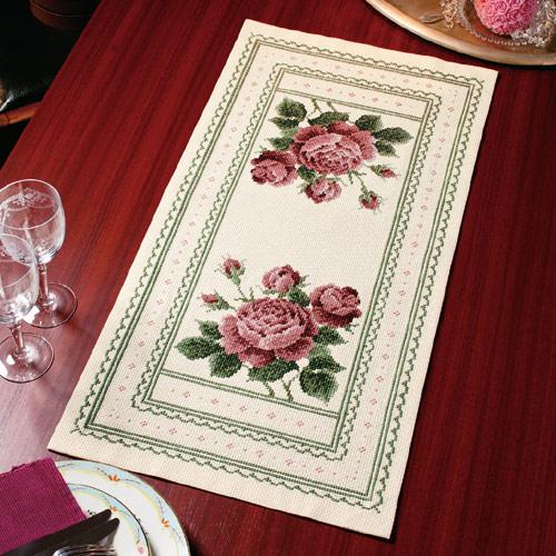 Olimpas Silk Embroidery Kit 〈Megumi Onoe's Life with Flowers〉 No.1194 Antique Rose