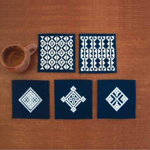 Olimpas Silk Kogin Kit Coaster (Navy) No.13