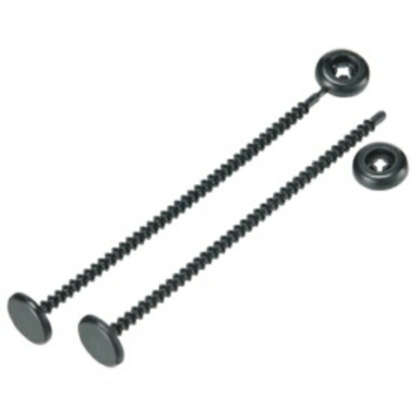 Karl Office Supplies Fastener Plastic Binding Clips 100-Pack Black Made in Japan No.17-K