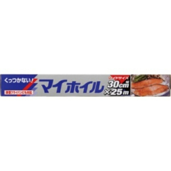 UACJ Foil Manufacturing Aluminum Foil Silver Width 30cm × Length 25m My Foil Non-Stick Single-Sided Silicone Resin Coating Oven Frying Pan Cooking Commercial Use