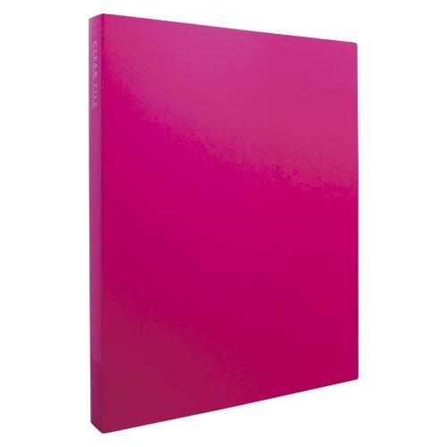 SEKISEI Album Pocket Clear File A4-S 40 Pockets A4 51~100 Sheets Pink KP-2514