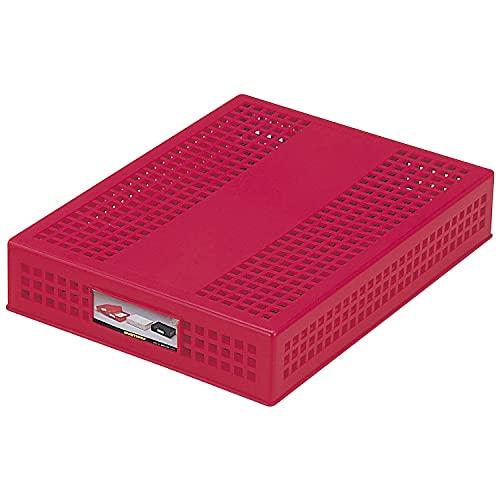 Sekisei Sheet Tray with Lid A4 Red STX-70