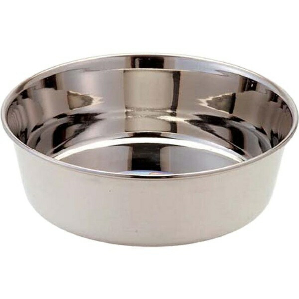 Doggyman Stainless Steel Dog Dish, Plate Type, Medium Size