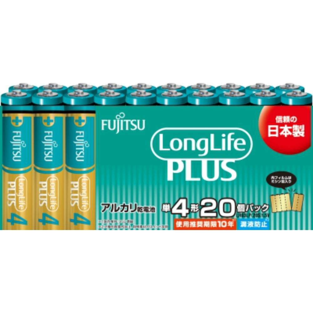 FDK Corporation Fujitsu Alkaline Dry Cell Battery Size AAA Long Life Plus 20-Pack LR03LP(20S)