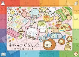 EPOCH 100 Large Pieces Rainbow Frame Sumikko Gurashi Candy Shop Sumikko (26×38cm) 26-404 Ages 6+ Toy EPOCH