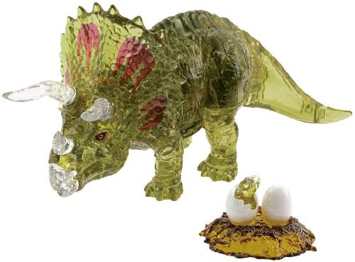 Beverly 61-Piece Crystal Puzzle Triceratops - Green 50286