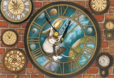 Yanoman 300-Piece Jigsaw Puzzle: WACHIFIELD Upside-Down Grand Clock (26x38cm) 03-943 Includes: Piece Request Postcard, Glue, Spatula, Service Card, Jigsaw Puzzle Instructions