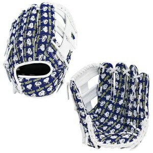 Sakurai Trading (SAKURAI) FALCON Softball Glove Snoopy (Size S/Navy) Baseball All-Round Glove (Right-Handed/Junior, Middle School Age) SN-5719