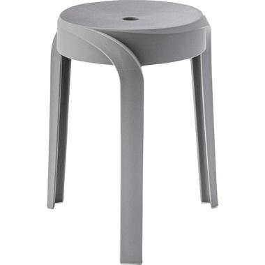 Higashitani Stool PC-860GYW W35.5 × D35.5 × H45.5 cm Gray