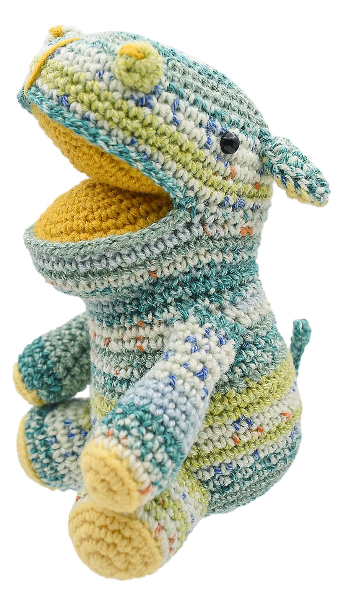NASKA Amigurumi Kit: Pascal the Hippo (Using Knife-Woven Gazelle Cotton) Elta Design: Hiroko Takeda HT-26