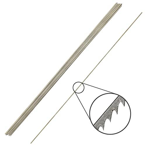 Metalworking Jigsaw Replacement Blades, 12-Piece Set, Length 130mm, 2 Sizes Total
