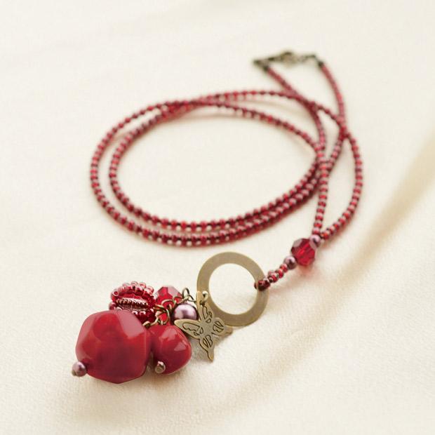 MIYUKI Corolle Necklace Kit Collana Porpora BFK-489