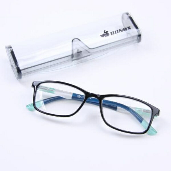 YGK105/BONOX/Dalton/Stylish/Reading Glasses/Senior Glasses/Reading Glasses/ (1.5, BMT/BLACK_MINT)