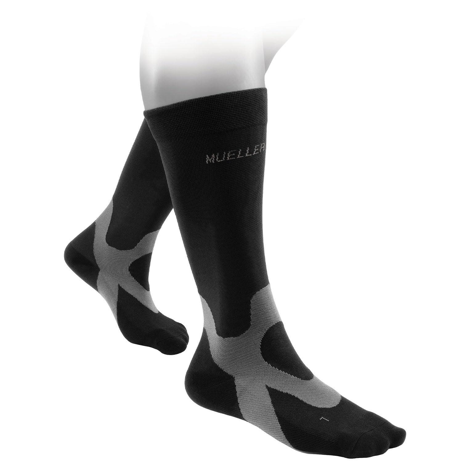 Mueller Graduated Compression Socks UV Protection Moisture-Wicking Quick-Dry Recovery Socks Size S 43021