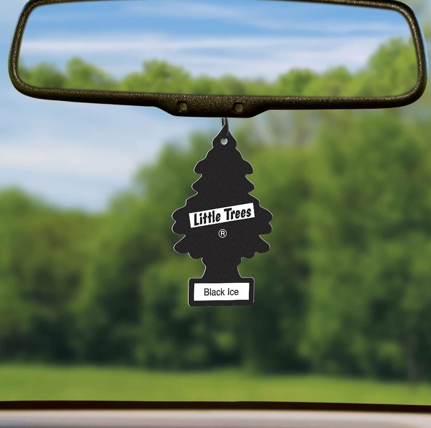 Little Trees Hanging Air Freshener Black Ice 6-Pack