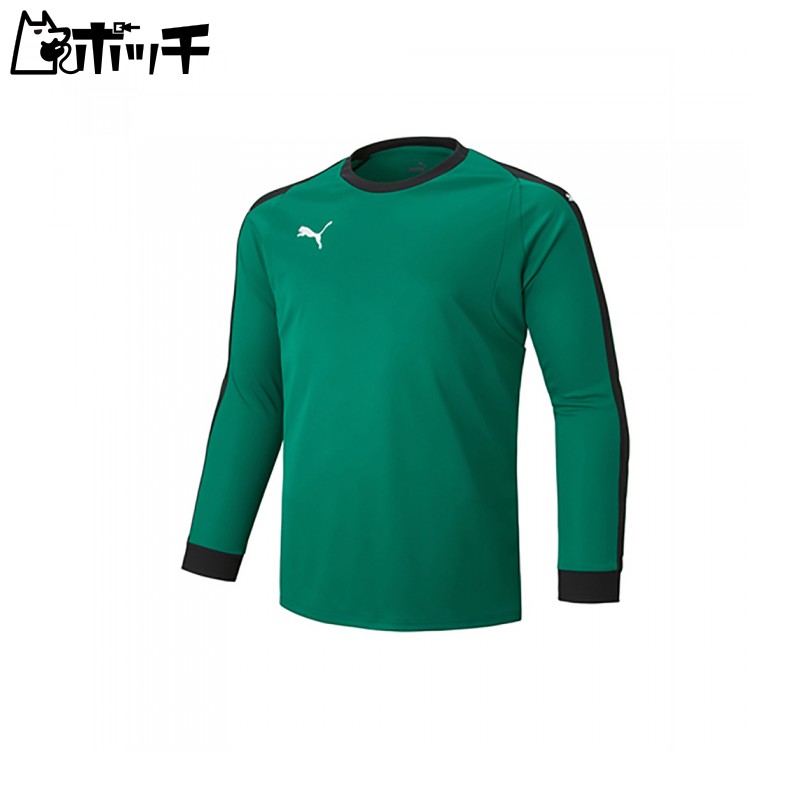 [PUMA] Long Sleeve T-Shirt Soccer 729965 Men's 2024 Fall/Winter Color Pepper Green (02) L