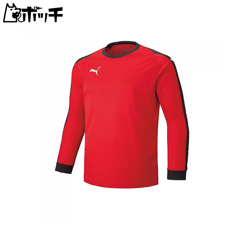 [PUMA] Long-Sleeve T-Shirt Soccer 729965 Men's 2024 Fall/Winter Color Red (01) S