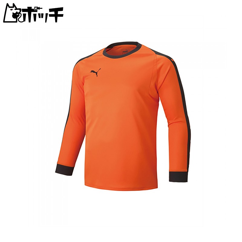 [PUMA] Long-Sleeve T-Shirt Soccer 729965 Men's 2024 Fall/Winter Color Golden Poppy (04) L