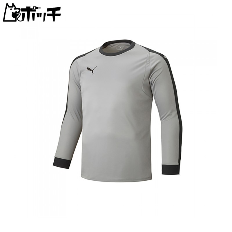 [PUMA] Long-Sleeve T-Shirt Soccer 729965 Men's Fall/Winter 2024 Color Silver (05) XL