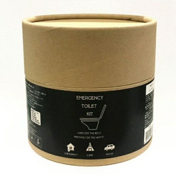 Toyo Case Emergency Toilet Kit 10-Pack ETK-01 Made in Japan Emergency Toilet Black Waste Bag with Solidifier Disaster Preparedness Disaster Relief (1)