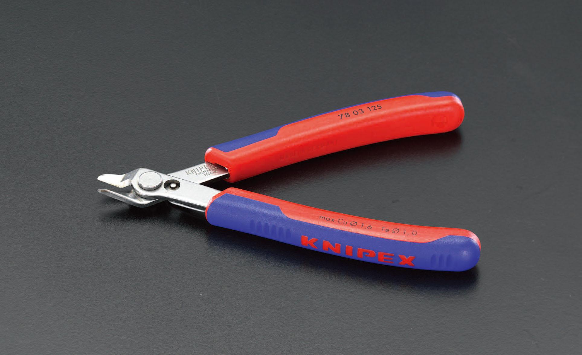 ESCO 125mm Precision Nippers (With Grip/INOX) EA535KE-1