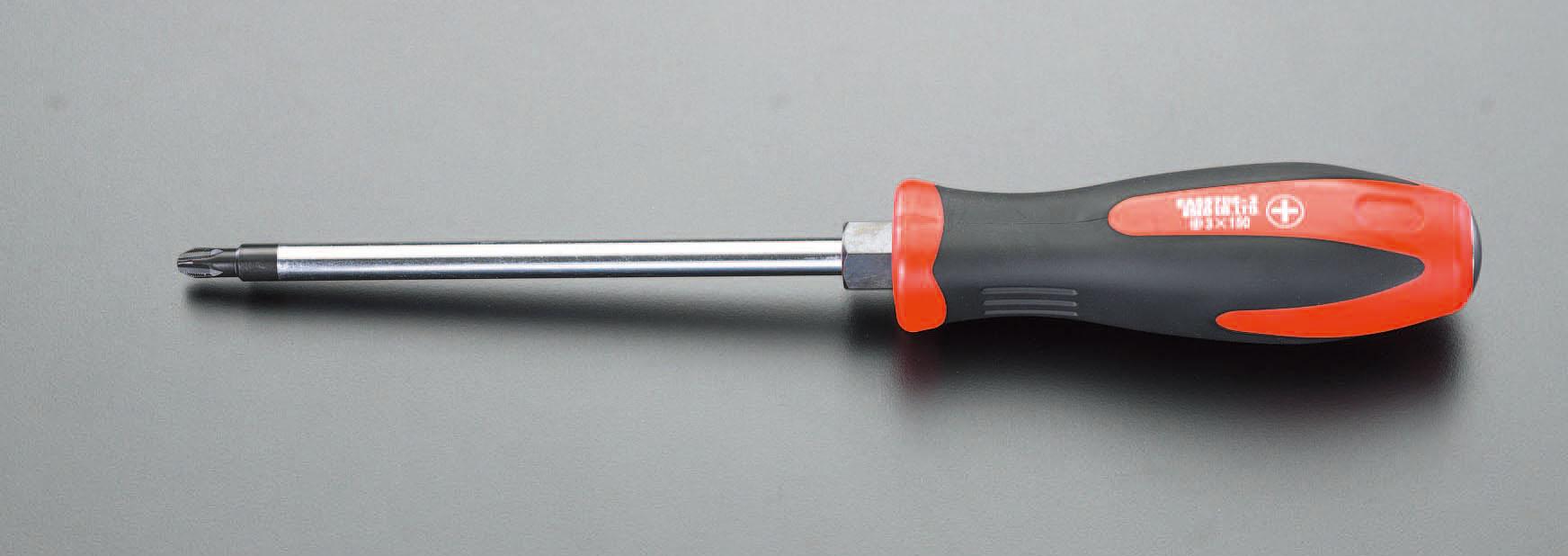 ESCO #1x75mm[+] Screwdriver (Through-Handle, Hex Head) EA557DE-1