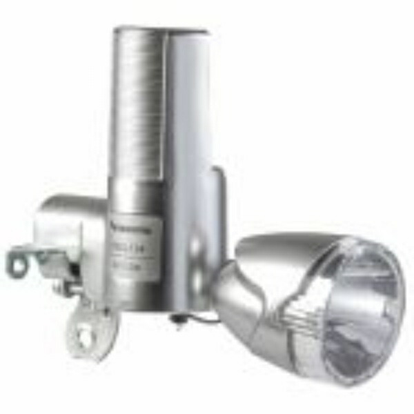 Panasonic LED Power-Generating Lamp Wide LED Bicycle Titanium W45×D125×H102mm NSKL134-T