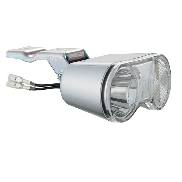 Panasonic LED Hub Dynamo Dedicated Light Baskett Mount Type Bicycle Silver W91×D61×H39mm NSKL146