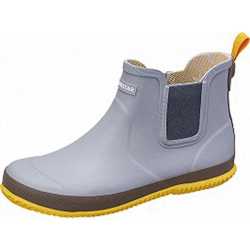 [Moonstar] Rain Shoes All-Weather Rubber Boots with Functional Cup Insole 21~26cm Women's RLS02 Ash 25.0cm 2E