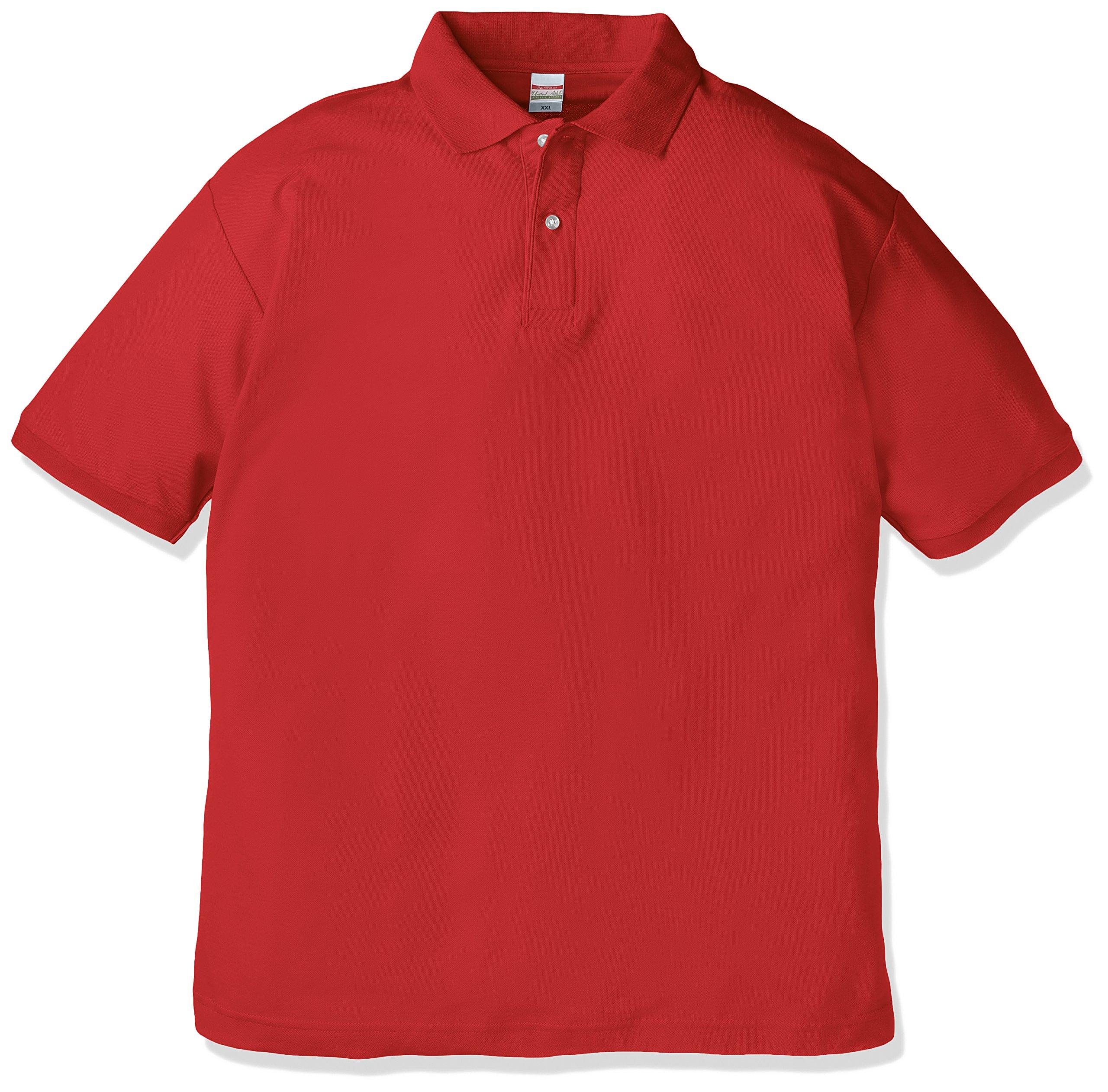 [United Athle] 5.3 oz Dry Kanoko Utility Polo Shirt 505001 [Men's] 069 Red M