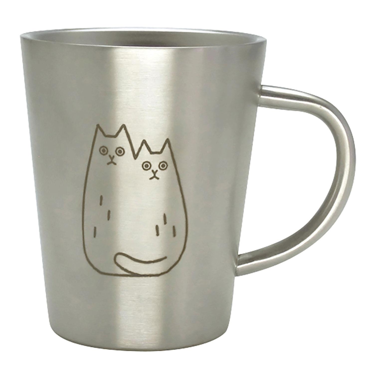 necotto Cat Stainless Steel Mug 01