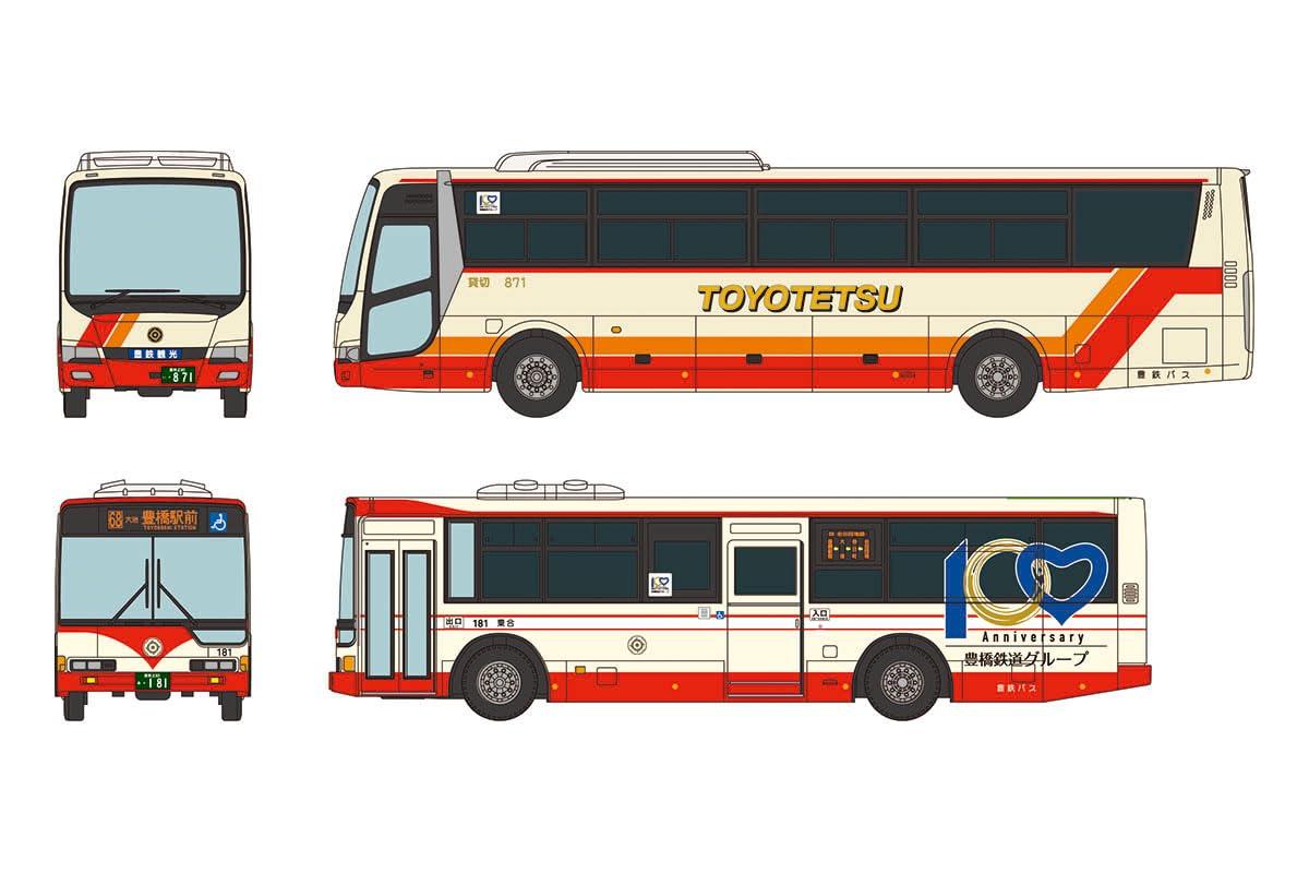 Tomytec The Bus Collection Bus Collection Toyo Railway Bus Toyohashi Railway Group 100th Anniversary 2-Vehicle Set