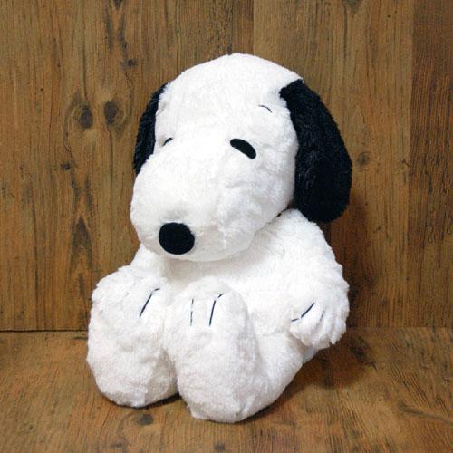 Nakajima Corporation PEANUTS SNOOPY Hug Hug Plush Toy L Size Snoopy Black 077400-15