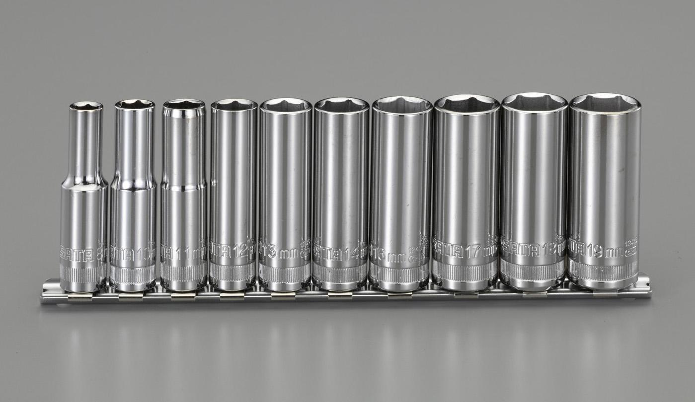 ESCO 3/8" Square Drive Deep Socket Set EA687BT