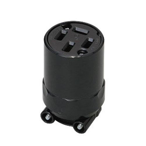 AC 250V/20A Connector Body (3-Pole Grounded) φ42.5 × 70 mm