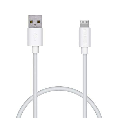ELECOM Lightning Cable for iPhone Charging Cable Standard Apple Certified 0.5m (50cm) White MPA-UAL05WH