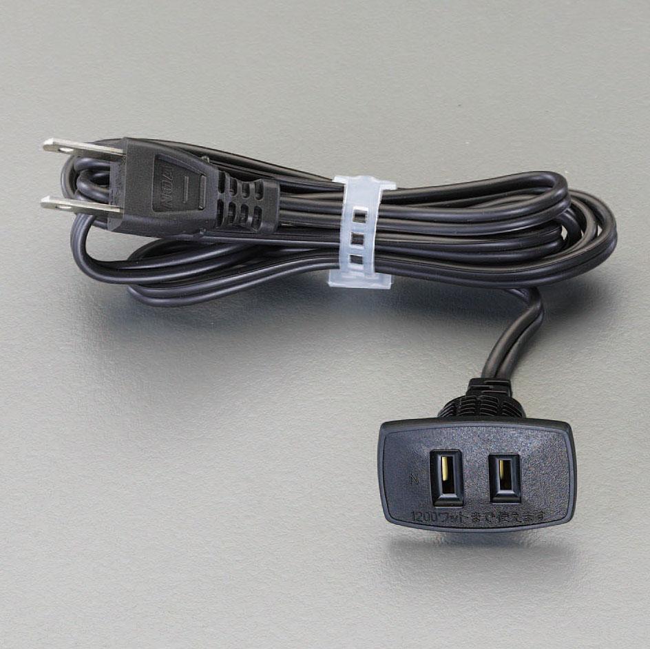 ESCO AC125V/15A x 1.5m Outlet (Flush-Mount/Brown) EA815HN-1BA