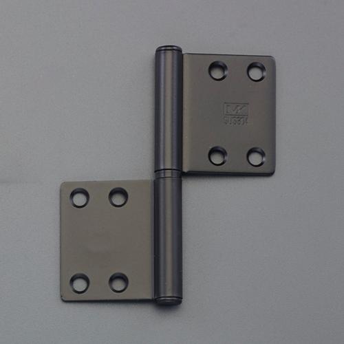 Esco Flag Door Stop (Left/Right Universal/Mirror Finish Matte Black) 102x89mm EA951CT-36