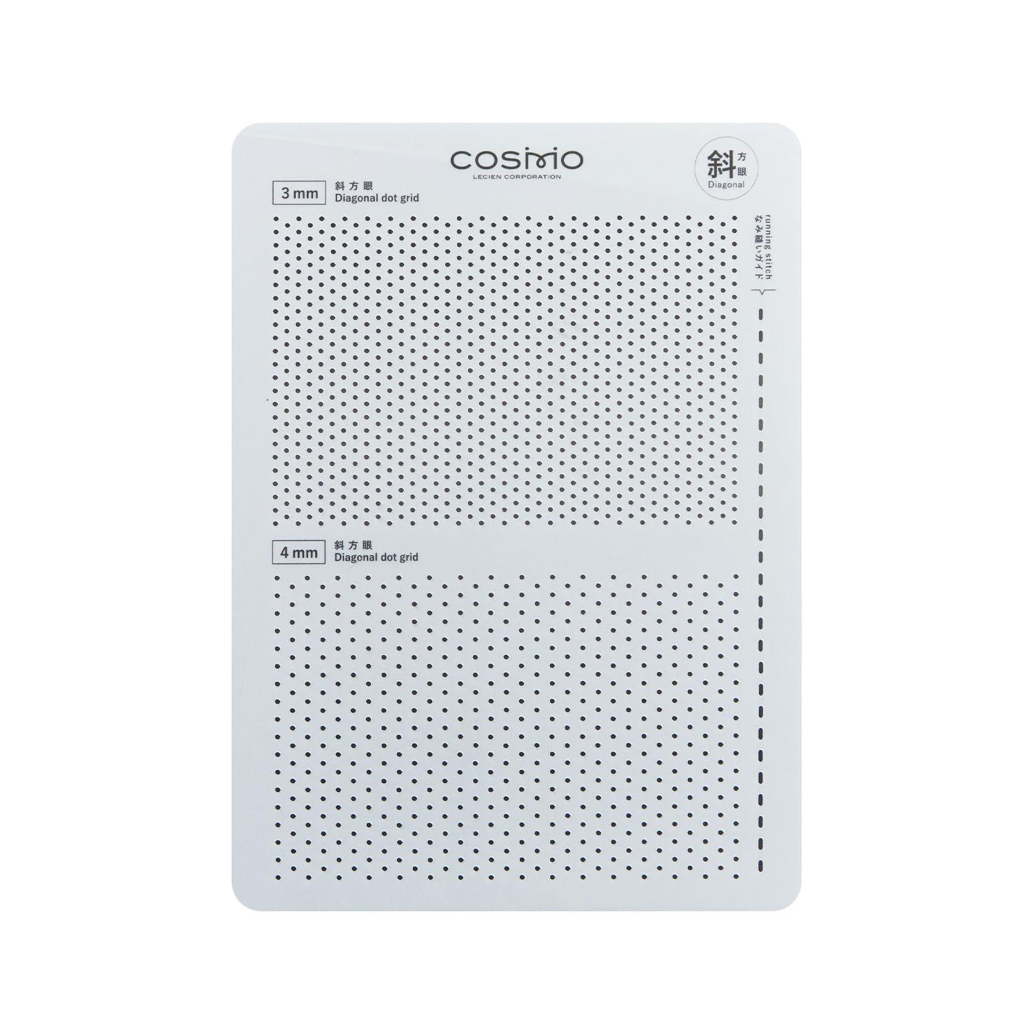 COSMO Sashiko Template Diagonal Grid 3mm+4mm No.412405