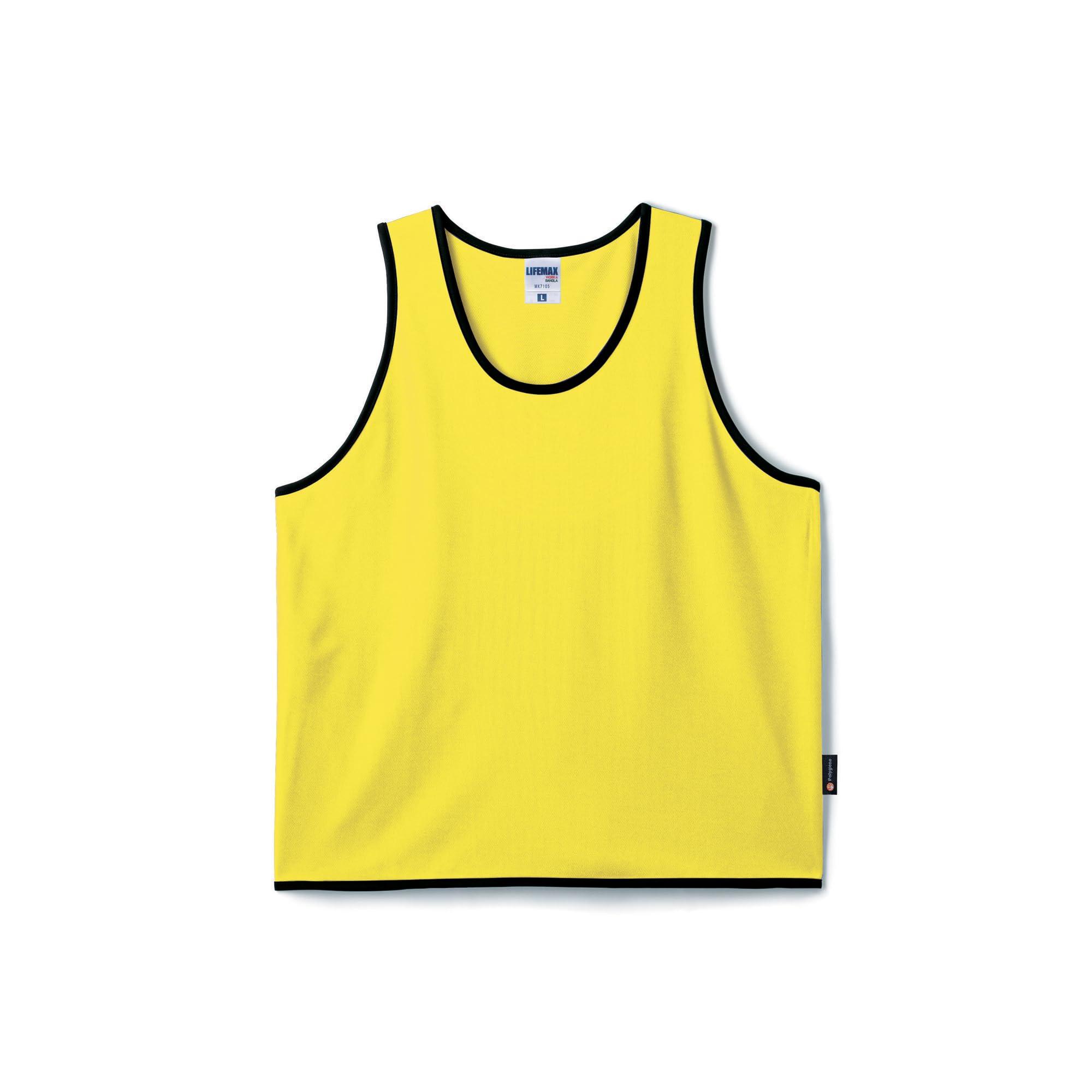 [LifeMax] Bibs Bibs (Polygiene® treatment prevents sweat odor) MK7105 Yellow L