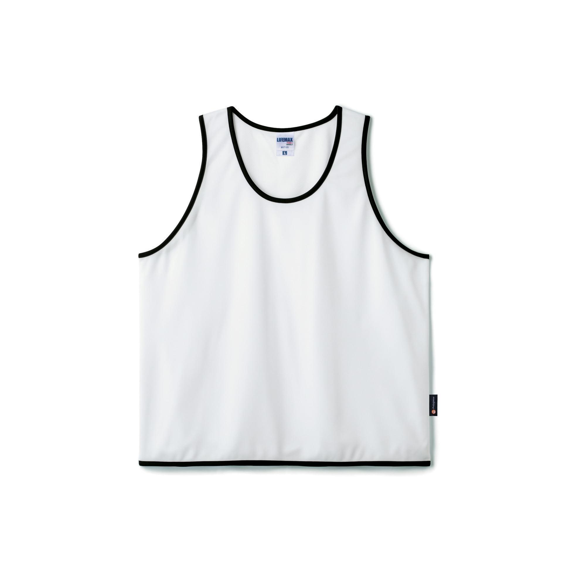 [LifeMax] Bibs Bibs (Polygiene® treatment prevents sweat odor) MK7105 White L